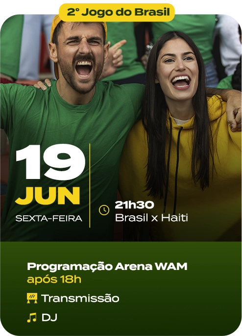 19 de Junho — 2° Jogo do Brasil