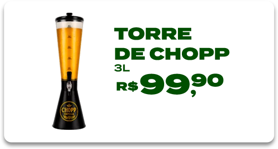Torre de Chopp 3L — R$99,90