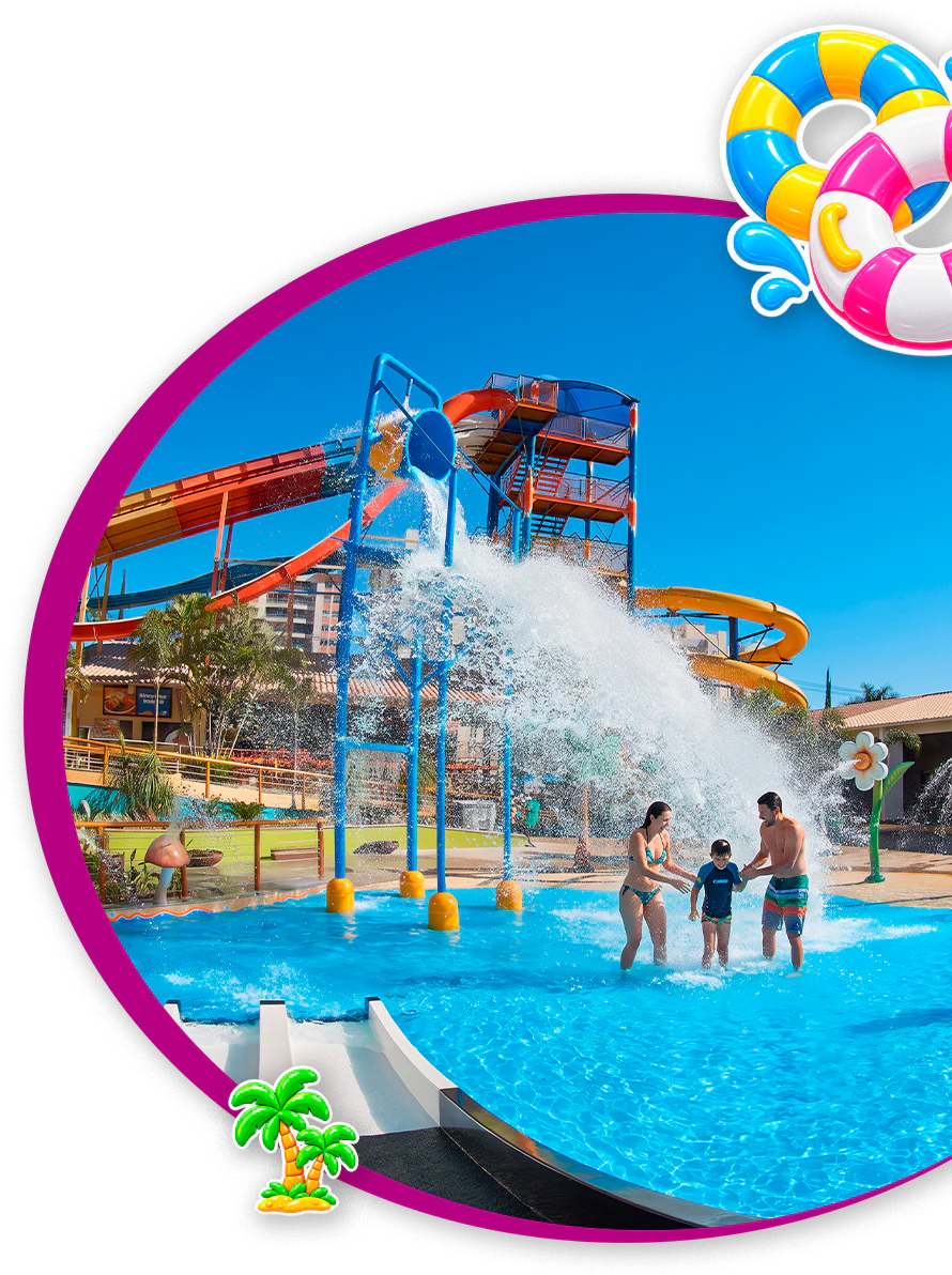 Toboáguas do parque WAM