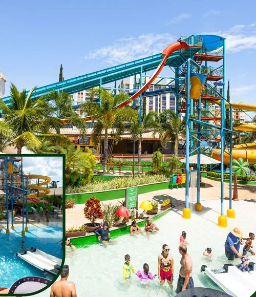 Torre de toboáguas do Clube Privé